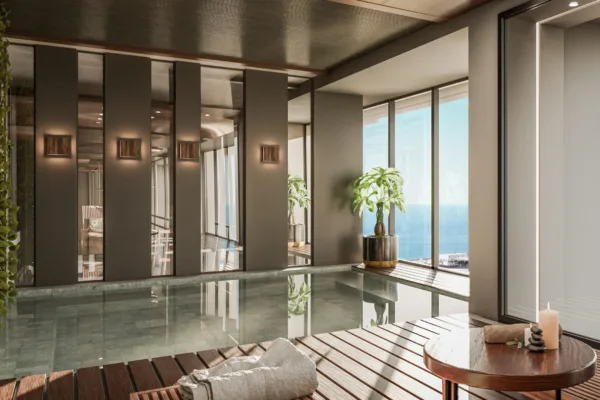 Piscina interior climatizada del sector de Spa Piscina interior climatizada del sector de Spa